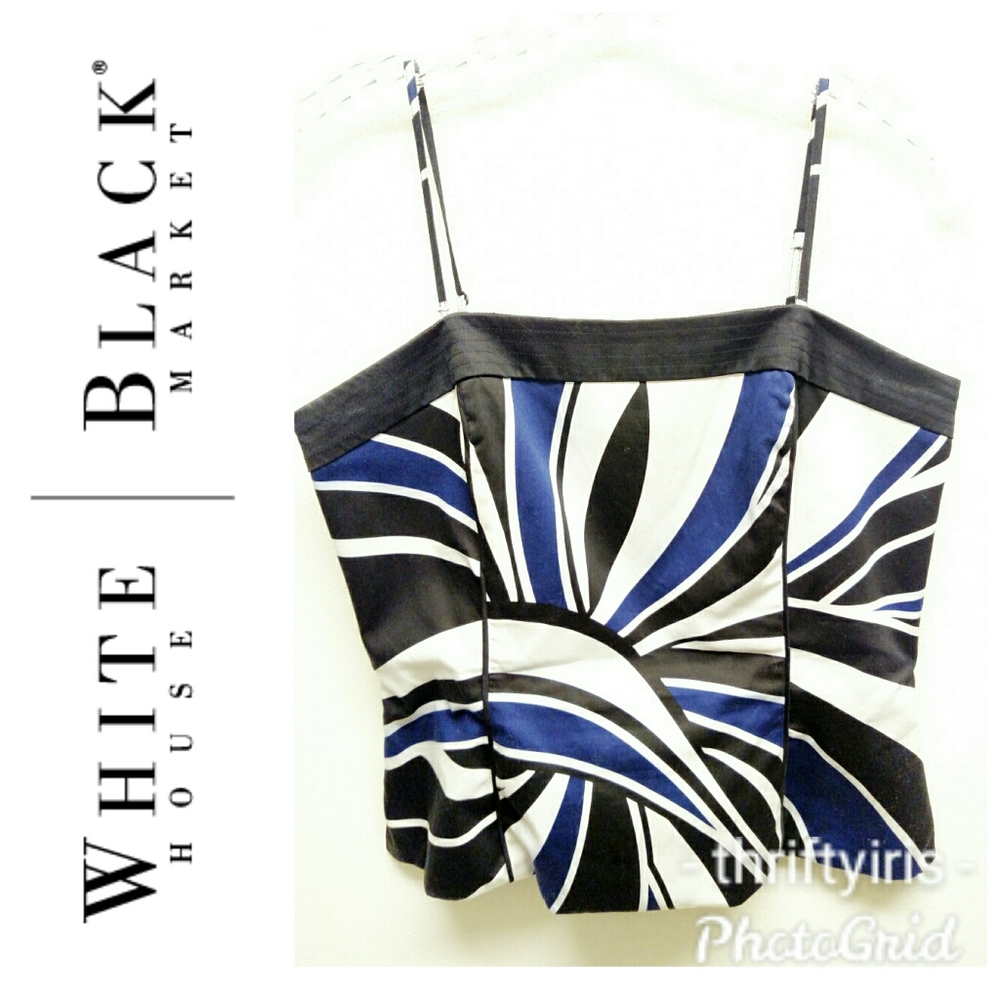White House-Black Market Corset Top-Sz. 8
